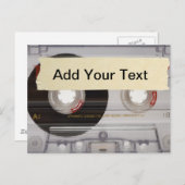 Casette Tape Briefkaart (Voorkant / Achterkant)
