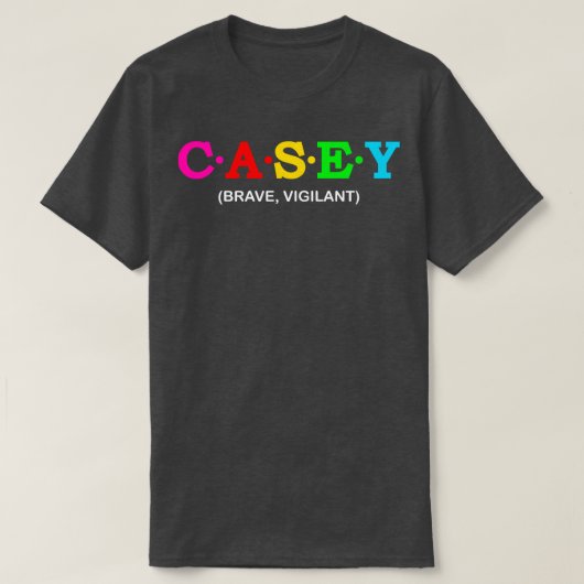 Casey Brave Vigilant T-shirt (Design voorkant)