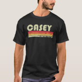 CASEY Gift Name Personalized Funny Retro  B T-shirt (Voorkant)