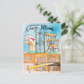 Casey, IL Briefkaart (Staand voorkant)