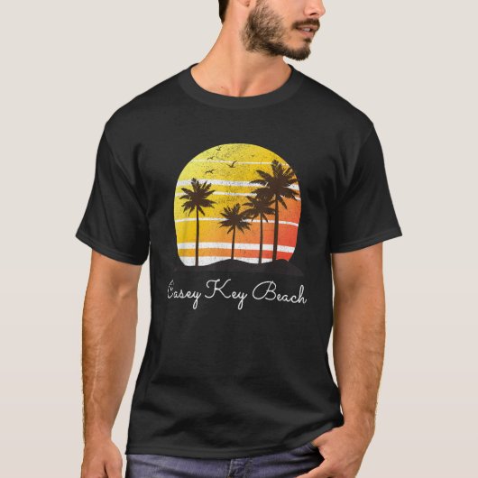 Casey Key Beach Florida Vakantie Familie Groepscad T-shirt (Voorkant)