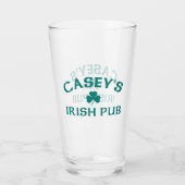 Casey's Ierse Pub Glas (Achterkant)