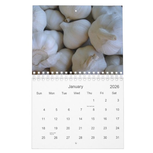 Casey's kalendars - Fruits & Veggies Kalender (Jan 2026)