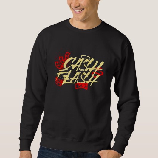 Cash Flash Graffiti T-Shirt Design (Voorkant)