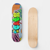 Cash Graffiti Custom Personalized Cool Skateboard (Voorkant)