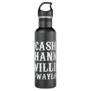 Cash Hank Willie en Waylon Country Music Waterfles