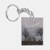 Cash is freedom sleutelhanger van RoseWrites (Voorkant Links)