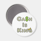 Cash is King Magneet (Voorkant / Achterkant)