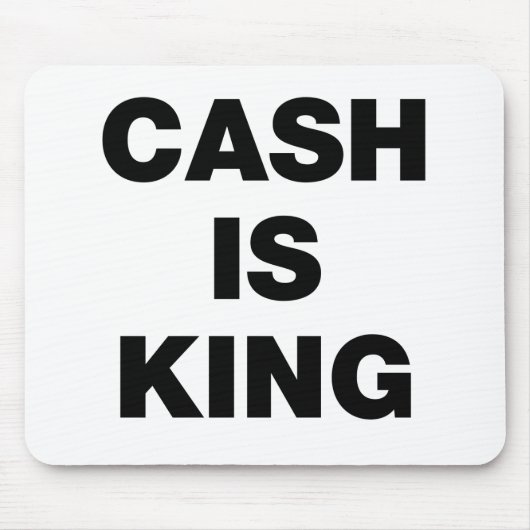 Cash is King Muismat (Voorkant)