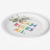 Cash regels alle papieren bordje (Gekanteld)