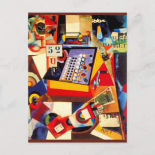 Cash Register door Amadeo de Souza-Cardoso; Briefkaart