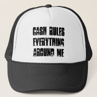 Cash Rules Snapback Blk/Wh Trucker Pet