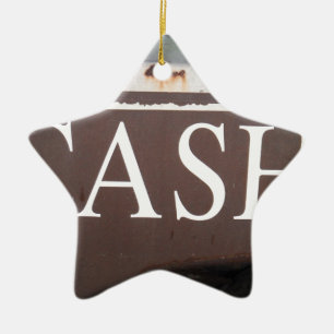 CASH Tow Truck Vintage Car Sign Keramisch Ornament