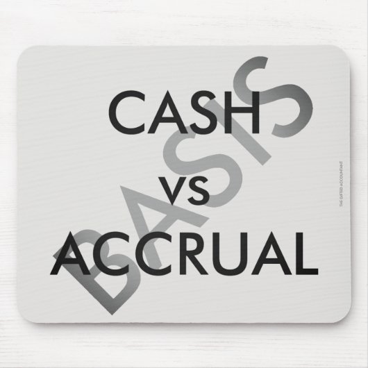 "CASH vs. ACCRUCIALE basis Muismat (Voorkant)