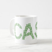 Cash Word Koffiemok (Voorkant links)
