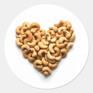 Cashew-Button Ronde Sticker