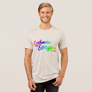 Cashmere is voor iedereen Mannen Tri-Blend Shirt