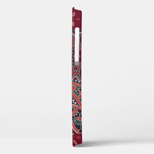 Cashmere Paisley Silk: Abstracte patchwork Case-Mate iPhone Case (Achterkant / Links)