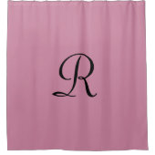 Cashmere Rose rideau de douche rose avec Monogramm (Devant)