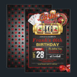 Casino 46e anniversaire Invitation<br><div class="desc">Invitation parfaite pour célébrer un anniversaire de casino</div>