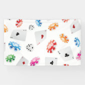 Casino, accessoires voor games spandoek (Horizontaal)