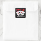 Casino add message party sticker (Tas)