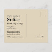 casino adulte jeu anniversaire Carte postale (Dos)