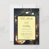 casino art déco carte d'anniversaire invitation (Devant)