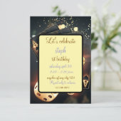 casino art déco carte d'anniversaire invitation (Debout devant)