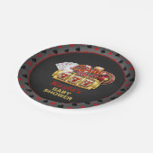 Casino Baby shower Papier Bord (Gekanteld)