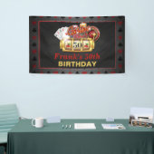 Casino Birthday Banner - 50ste verjaardag (Beurs)