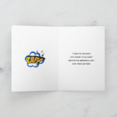 Casino Birthday Party Bedankkaart (Binnen)