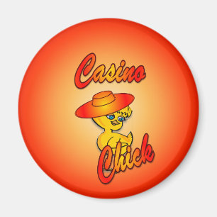 Casino Chick #5 Magneet