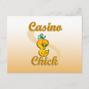 Casino Chick Briefkaart