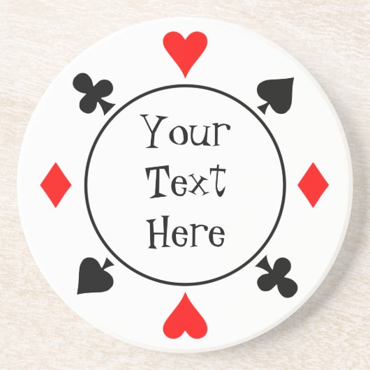 Casino Chip Onderzetter (Voorkant)