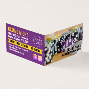 Casino Chips, Casino Manager gedetailleerd Visitekaartjes