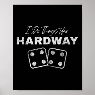 Casino Craps Speler Ik Doe Dingen Op De Moeilijke Poster
