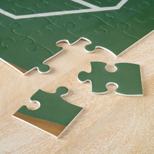Casino Craps Table met Chips en Dice Legpuzzel (Zijkant)