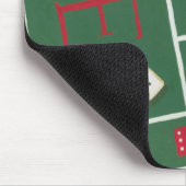 Casino Craps Table met Chips en Dice Muismat (Hoek)