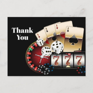 casino dank je creditcard uitnodiging briefkaart