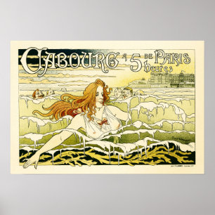 CASINO DE CABOURG Paris Henri Privat Livemont Art Poster