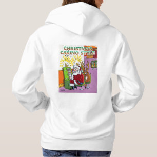 Casino de Noël style femme sweat - shirt à capuc