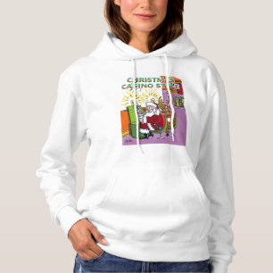 Casino de Noël style femme sweat - shirt à capuc