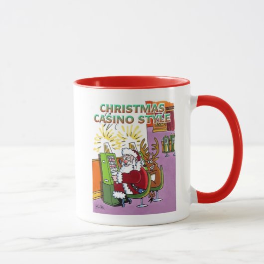 Casino de Noël Style rouge à gauche combo mug (Droite)