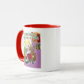 Casino de Noël style rouge combo mug (Devant gauche)