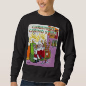 Casino de Noël Style sweatshirt noir (Devant)