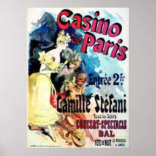 CASINO DE PARIS Camille Stefani  Frans Poster