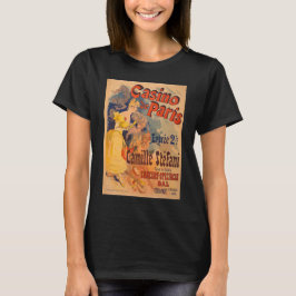  casino europees klassiek retro - poster parijs t-shirt