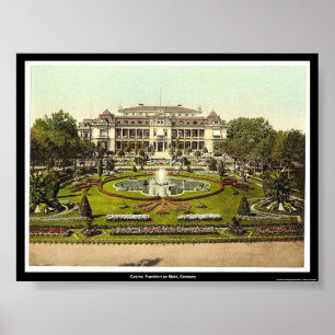 Casino, Frankfurt op Main, Duitsland Poster
