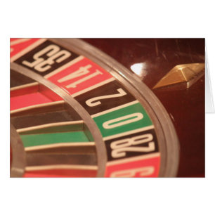 Casino Gambling Roulette Wheel  Retro Style